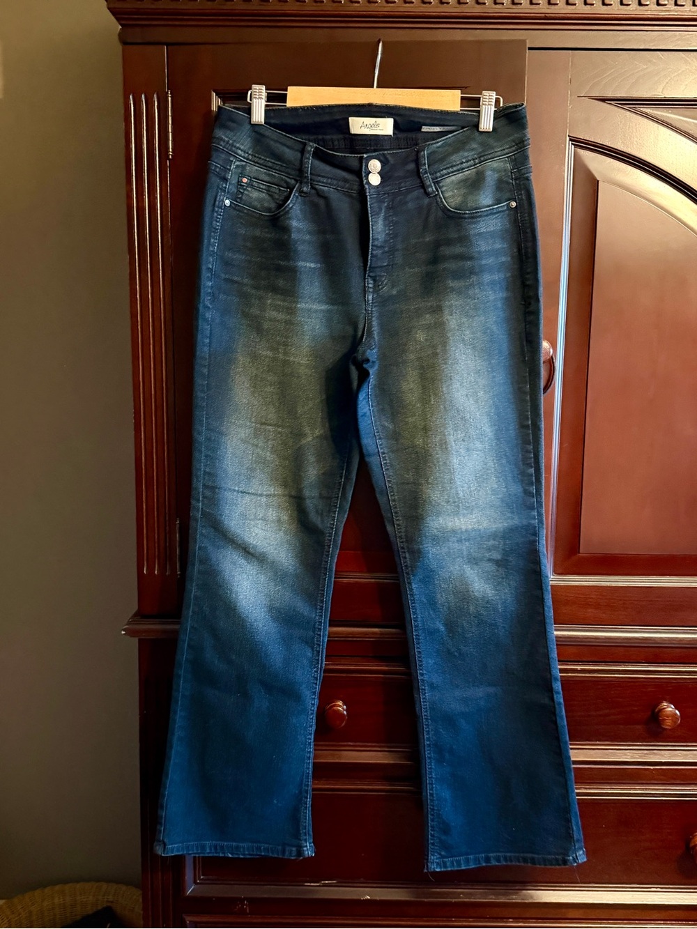 Angels Women's Dark Blue Boot Cut Jeans